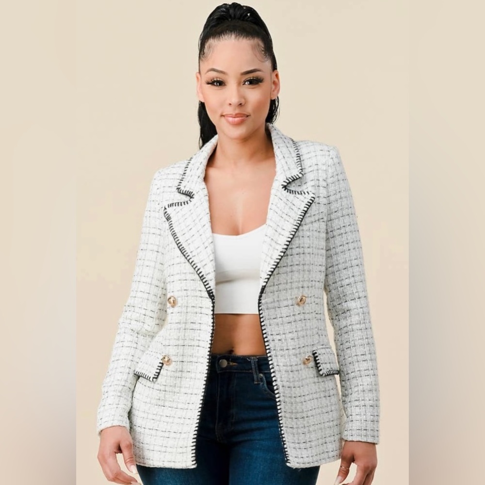Chic Tweed Blazer